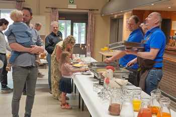 Enthousiaste bediening